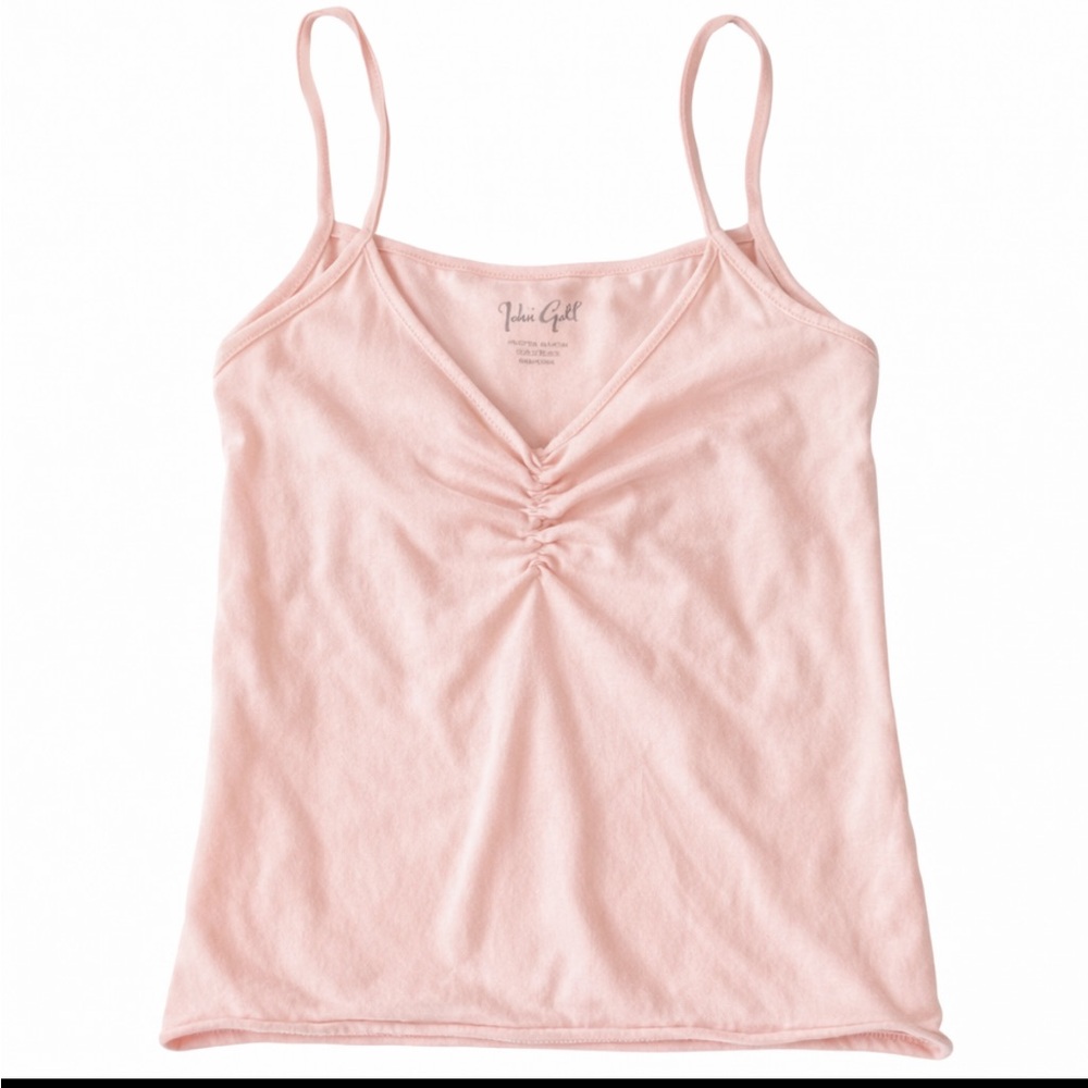 Hollister Light Pink Ruched Camisole